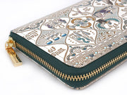 Egyptian Design (#1) Zippered Long Wallet