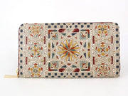 Carreau (Bronze) Zippered Long Wallet