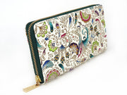 Peacock Zippered Long Wallet