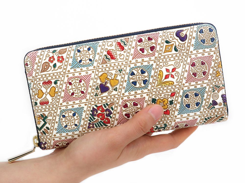 Playing Cards (Alice in Wonderland) Zippered Long Wallet