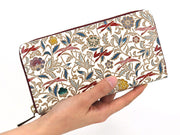 Geese (Red) Zippered Long Wallet