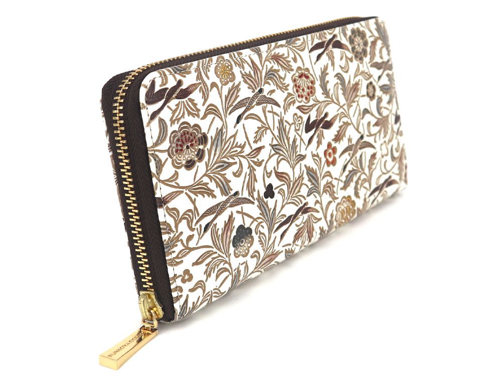 Geese (Brown) Zippered Long Wallet