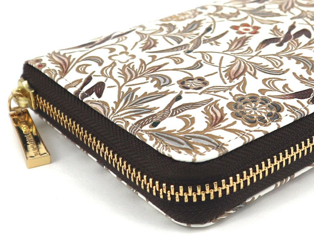 Geese (Brown) Zippered Long Wallet