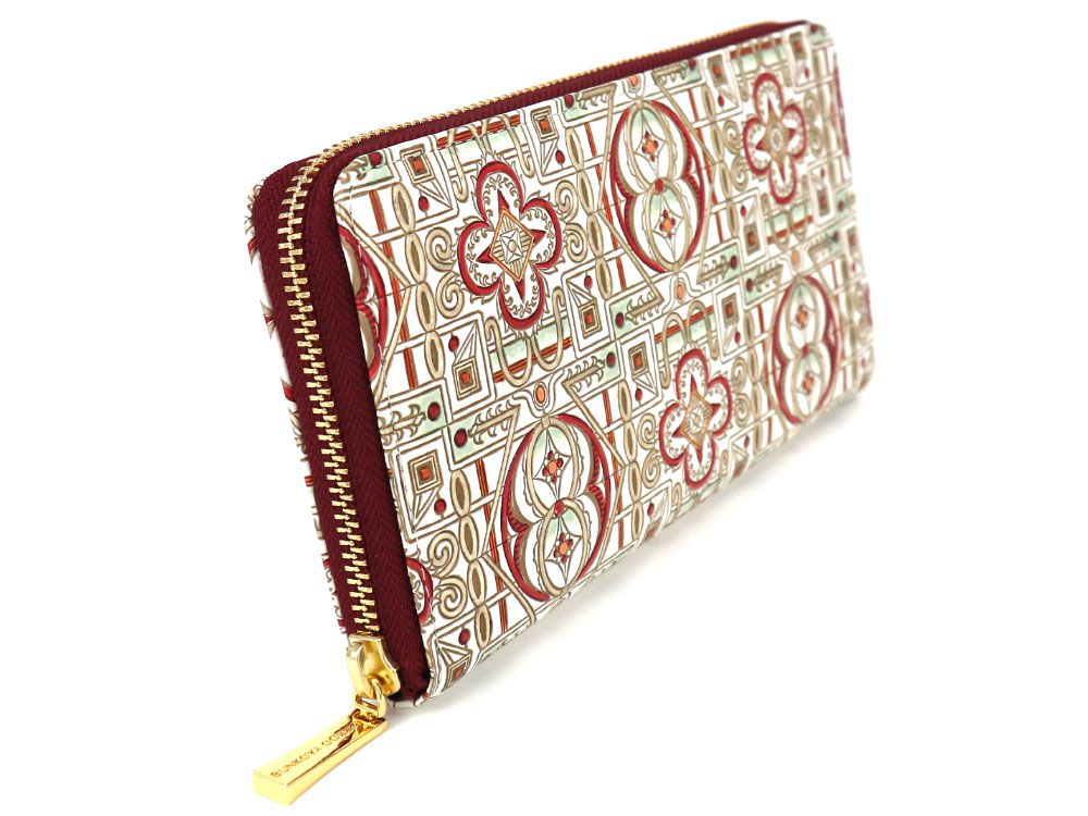 Miyabi (Red) Zippered Long Wallet