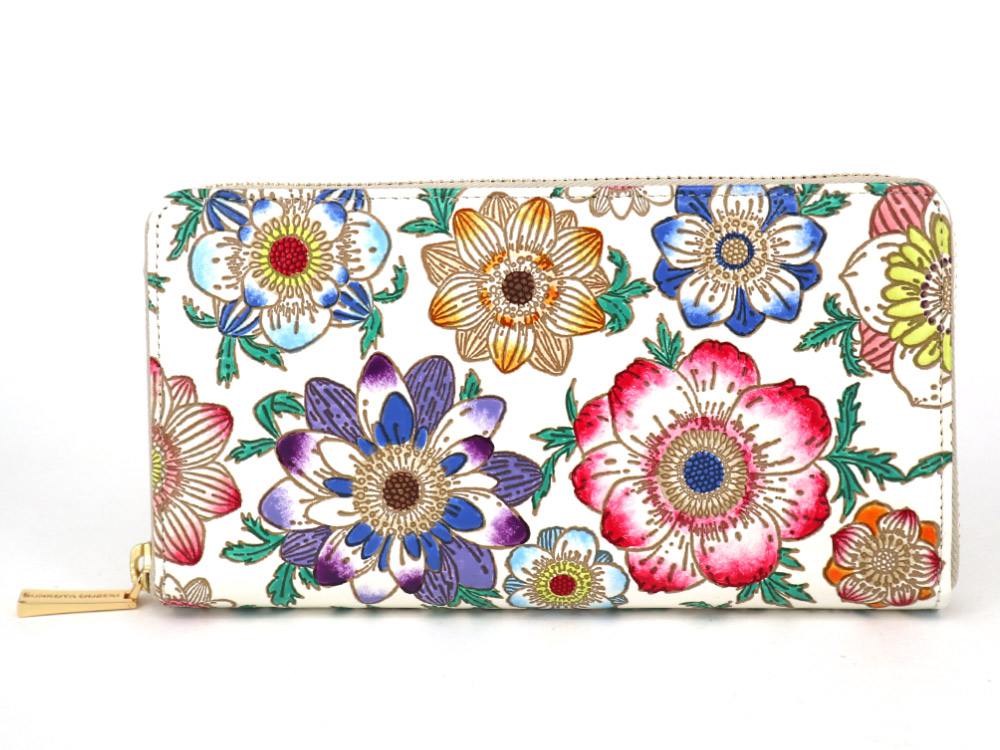 Anemone Zippered Long Wallet
