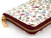 Birds and Cherry Blossoms Zippered Long Wallet