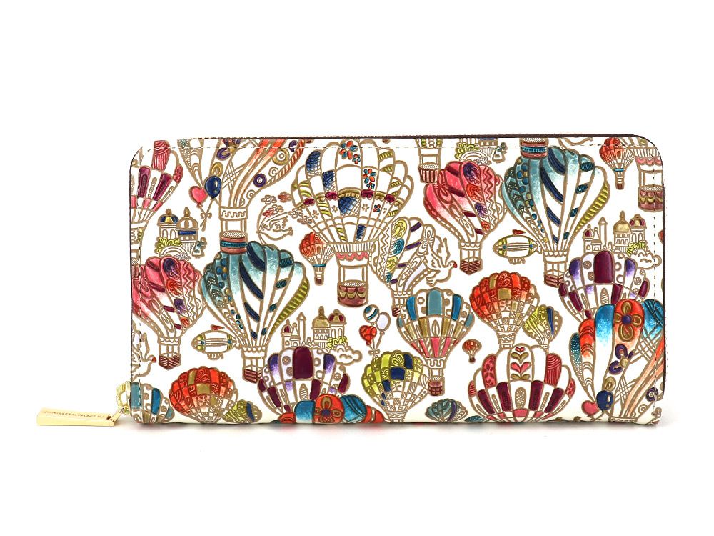 Air Balloons Zippered Long Wallet