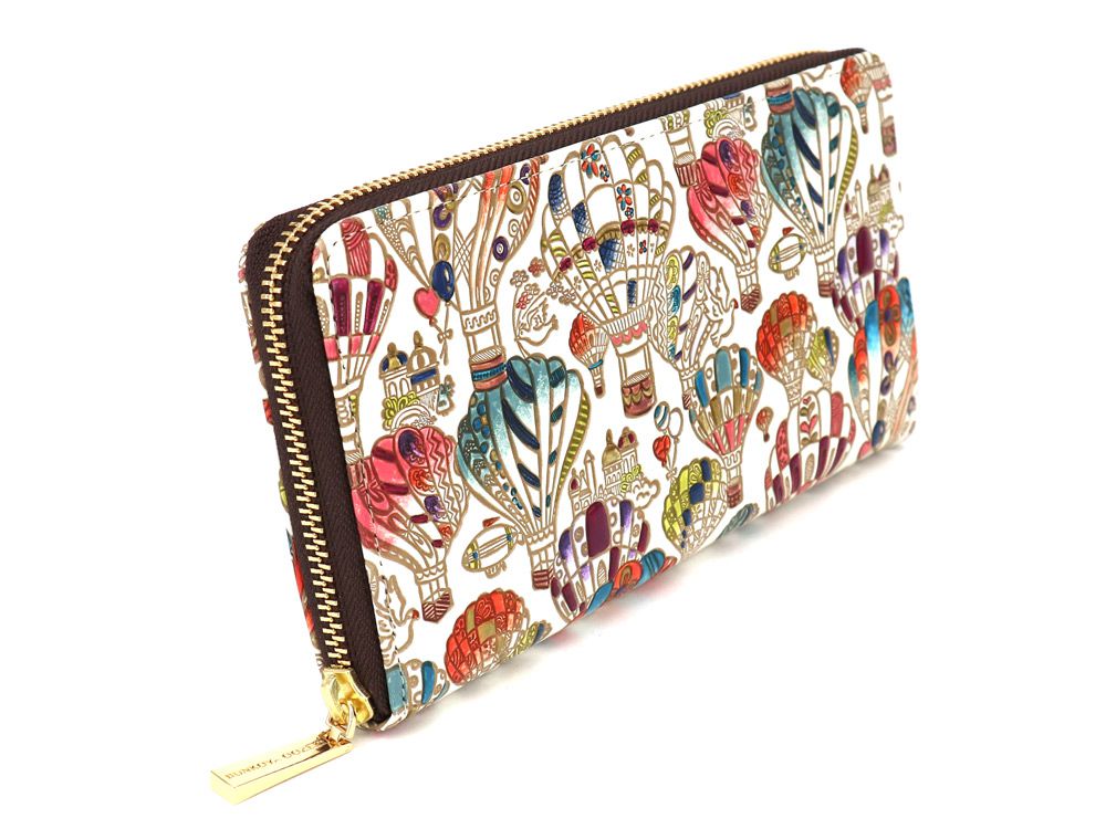 Air Balloons Zippered Long Wallet