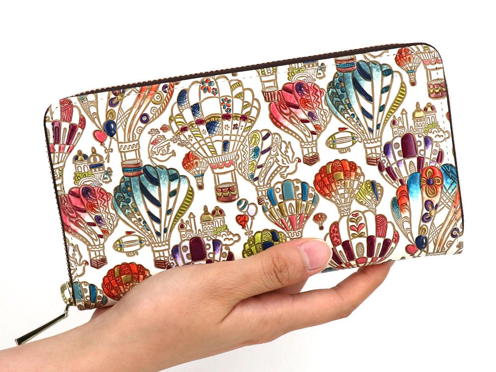 Air Balloons Zippered Long Wallet