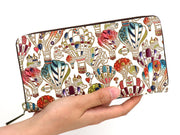 Air Balloons Zippered Long Wallet