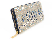 KINSHA - Persia Tiles (Blue) Zippered Long Wallet