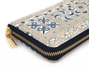 KINSHA - Persia Tiles (Blue) Zippered Long Wallet