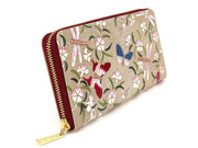 Dianthus Flowers Zippered Long Wallet
