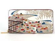 Royal Chrysanthemum Zippered Long Wallet