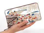 Royal Chrysanthemum Zippered Long Wallet