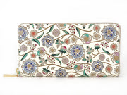 Dahlia (Cobalt Blue) Zippered Long Wallet