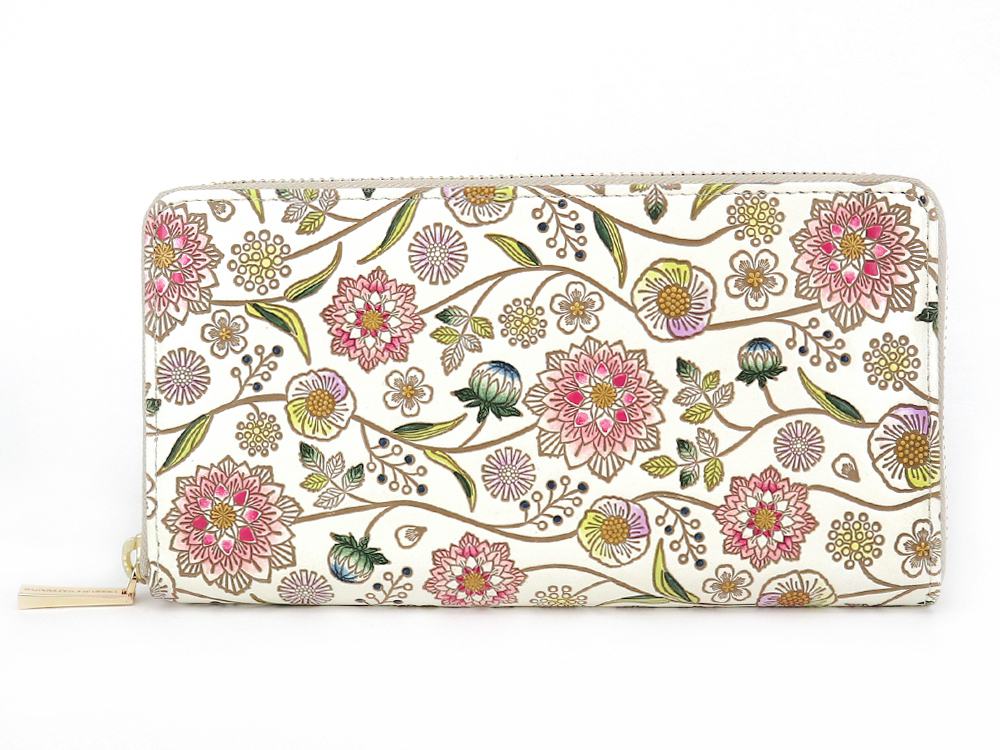 Dahlia (Berry Pink) Zippered Long Wallet