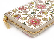 Dahlia (Berry Pink) Zippered Long Wallet