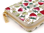 Strawberries Zippered Long Wallet