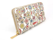 Garden Zippered Long Wallet