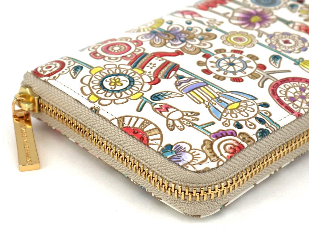 Garden Zippered Long Wallet
