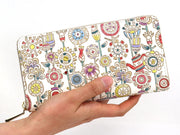 Garden Zippered Long Wallet
