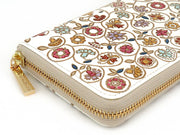 KINKARAKOBANA - Small Golden Flowers Zippered Long Wallet
