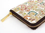Paisley Zippered Long Wallet
