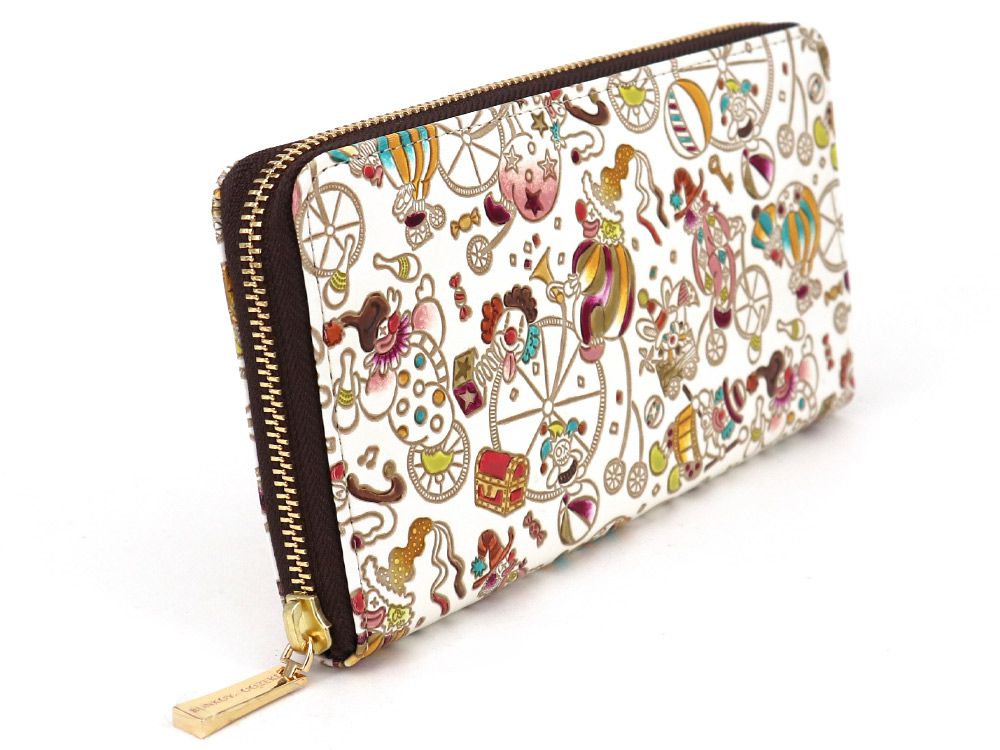 Pierrot (Yellow) Zippered Long Wallet