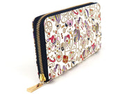 Pierrot (Purple) Zippered Long Wallet