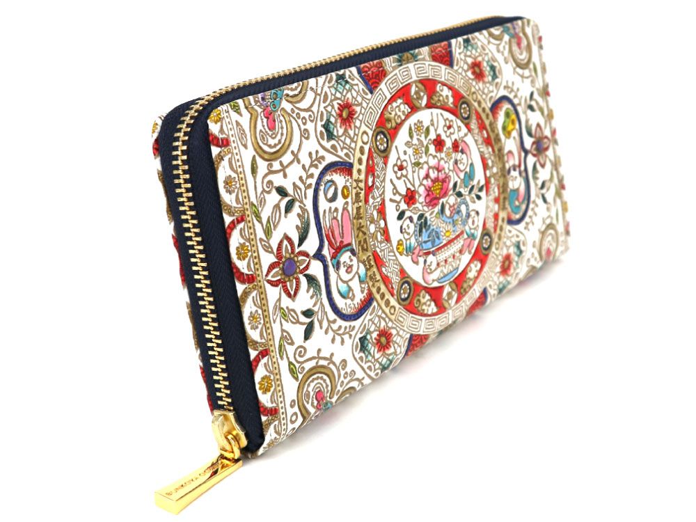 KARAKO - Chinese Dolls Zippered Long Wallet