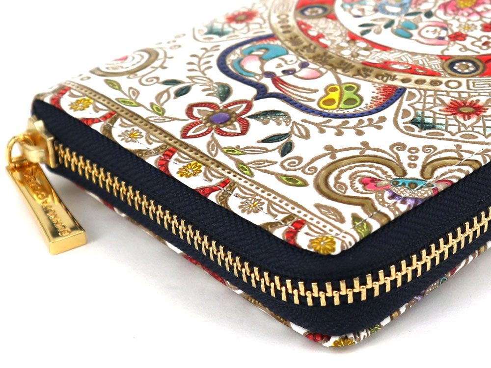 KARAKO - Chinese Dolls Zippered Long Wallet