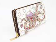 Miss Octopus Zippered Long Wallet