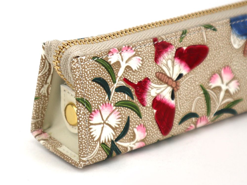 Dianthus Flowers Pen Case