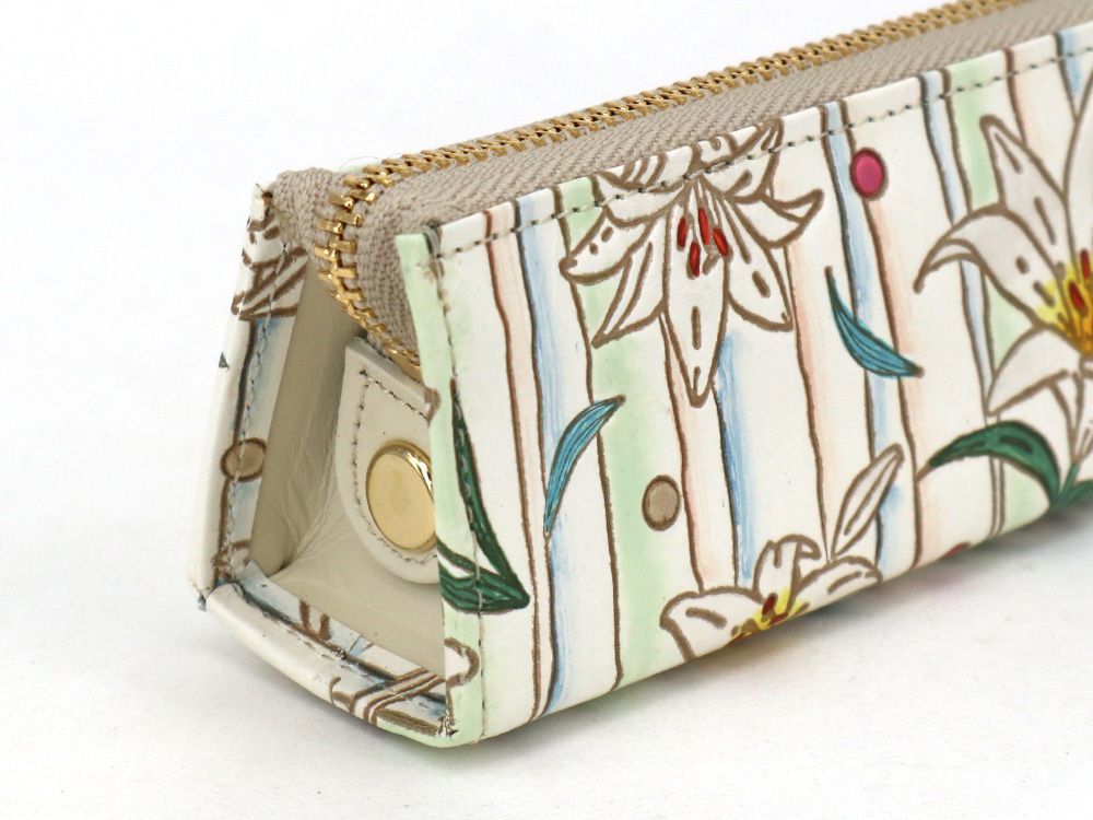 White Lilies Pen Case