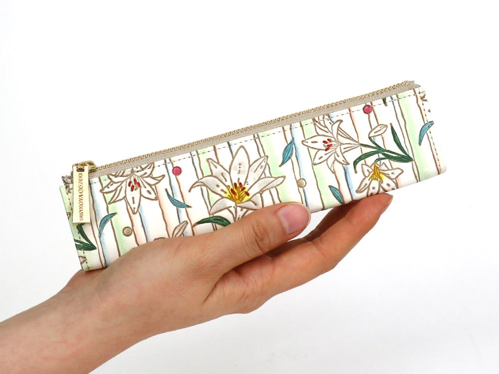 White Lilies Pen Case