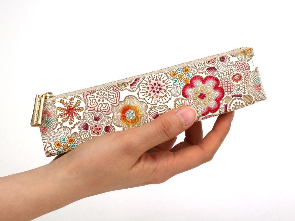 Spring Bloom (Red) Pen Case