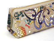 RANGIKU - Firework Chrysanthemums (Blue&Yellow) Pen Case