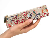 RANGIKU - Firework Chrysanthemums (Wine&Pink) Pen Case