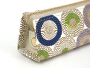 Umbrella Chrysanthemums (Shimmering Blue) Pen Case