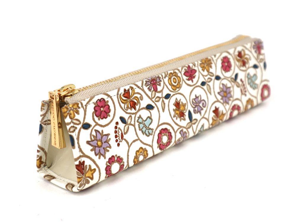 KINKARAKOBANA - Small Golden Flowers Pen Case