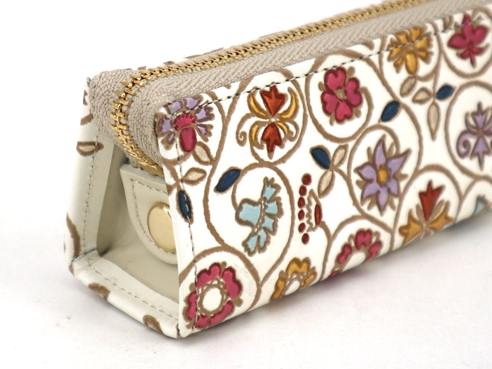 KINKARAKOBANA - Small Golden Flowers Pen Case