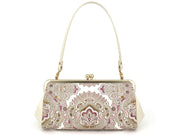Antique Lace (Pink) GAMAGUCHI Clasp Clutch Purse
