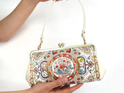 KARAKO - Chinese Dolls GAMAGUCHI Clasp Clutch Purse