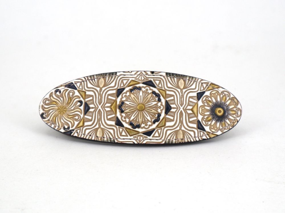 Carreau (Black) Hair Clip