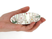 White Lilies Hair Clip