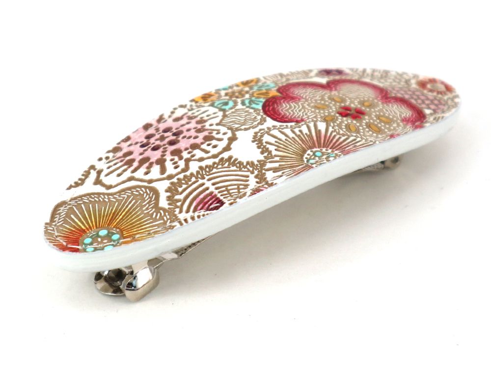 Spring Bloom (Red) Hair Clip
