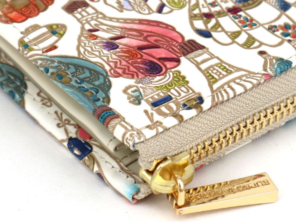 Air Balloons Small Wallet with L-zipper