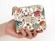 Air Balloons Small Wallet with L-zipper