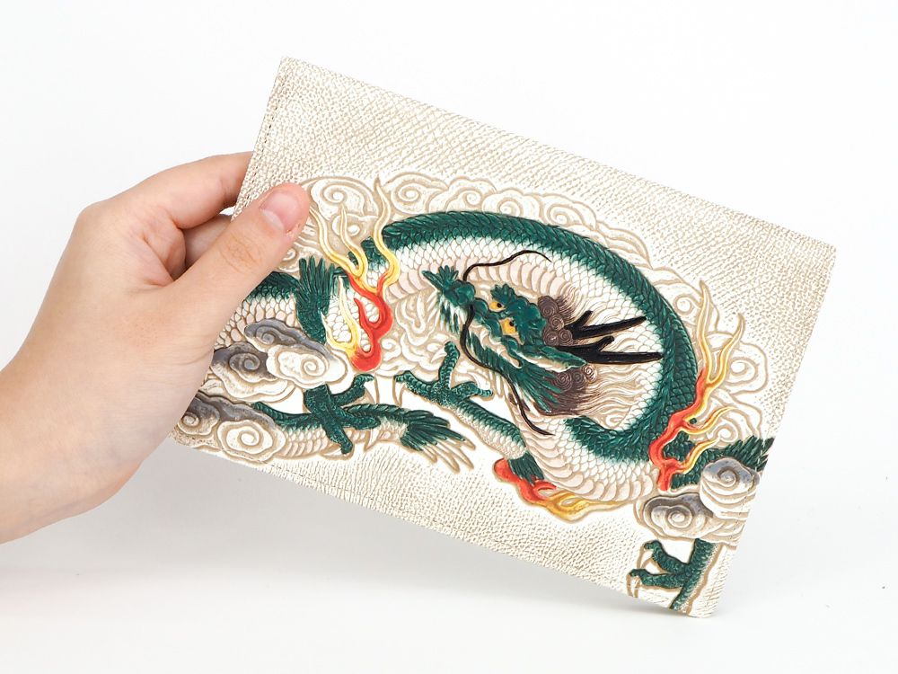 Dragon God (Green) Passport Case